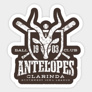 Clarinda Antelopes Sticker